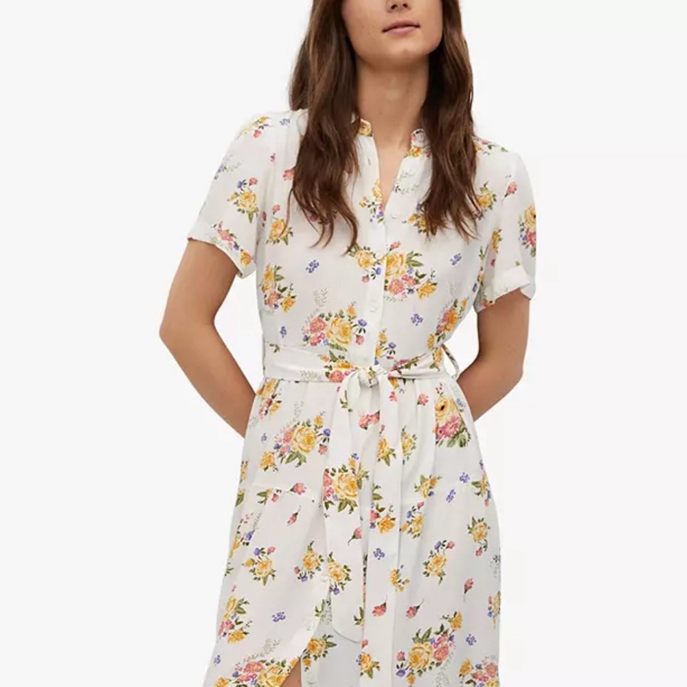 Mango mini flower dress